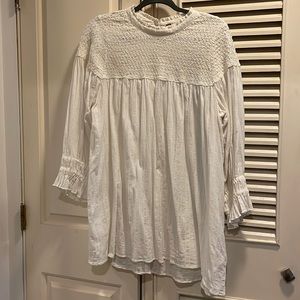 Free People Off-White Tunic-L